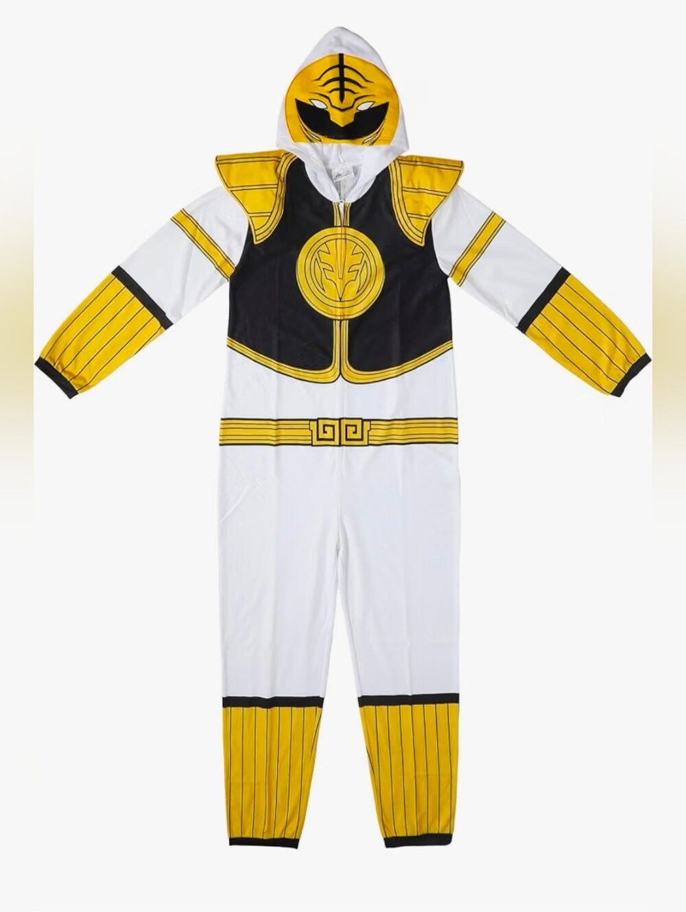 Adult Long Sleeve Hooded Power Rangers Cosplay Costume Union Suit